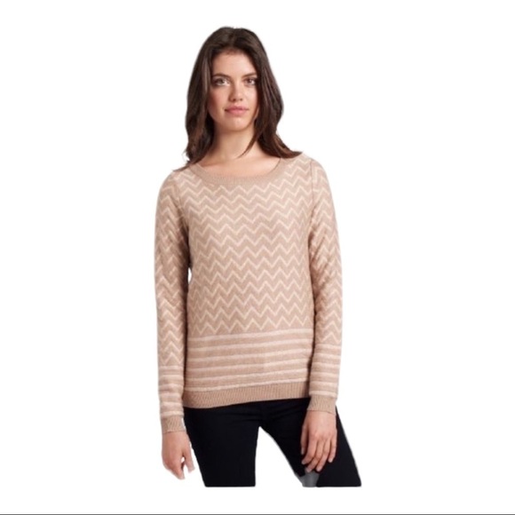 Joie tan cashmere blend sweater women’s M - Picture 5 of 8